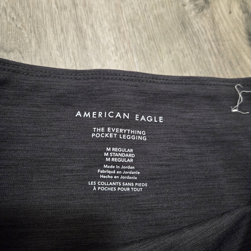 American Eagle Outfitters Gray High-Waist Leggings | Sculpting Stretch Pocket - Picture 7 of 11